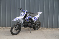 RPS 110CC Dirt Bike Off Road, dual disc brakes, 30-inch seat height, 14-inch front tire