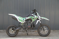 RPS 110CC Dirt Bike Off Road, dual disc brakes, 30-inch seat height, 14-inch front tire