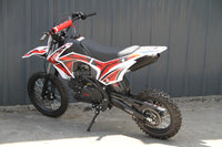 RPS 110CC Dirt Bike Off Road, dual disc brakes, 30-inch seat height, 14-inch front tire