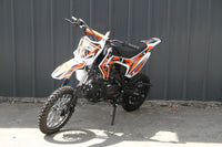 RPS 110CC Dirt Bike Off Road, dual disc brakes, 30-inch seat height, 14-inch front tire