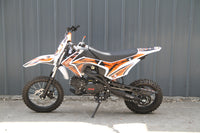 RPS 110CC Dirt Bike Off Road, dual disc brakes, 30-inch seat height, 14-inch front tire