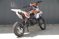 RPS 110CC Dirt Bike Off Road, dual disc brakes, 30-inch seat height, 14-inch front tire