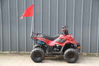 RPS Dinosaur ATV110-6S Youth Hunter Style ATV - 110cc, Automatic Transmission, Rear Rack, Electric Start, Thumb Throttle with Free Battery Charge, up to $49 value