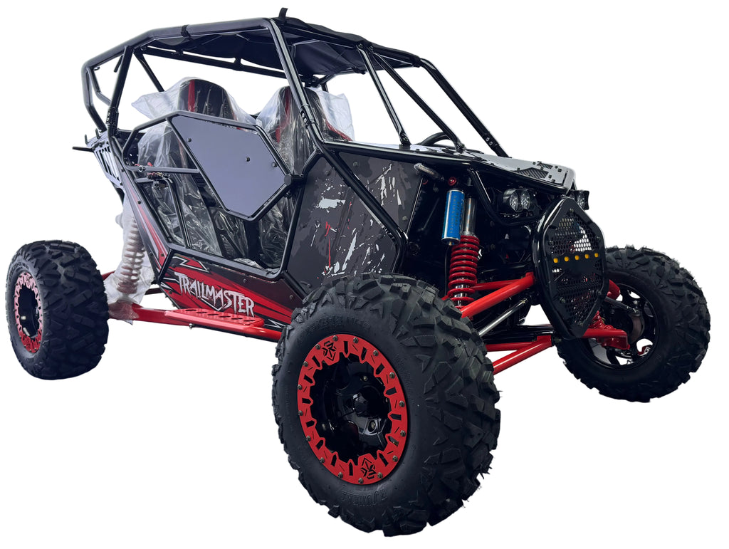 TrailMaster KX300 275.6cc Adult Go-Kart, EFI, Water-Cooled, Automatic CVT with Reverse, 2 Seats, 25 Inch Front Tires