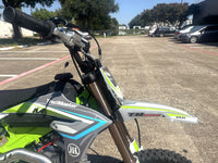 Trailmaster JHL MK110-ES, Bosch Fuel Injection, 14 Inch front tire, 29.55" seat height, Semi Auto 4 speed, Electric Start, Inverted Front Forks, Nitrogen Mono Shock Rear,