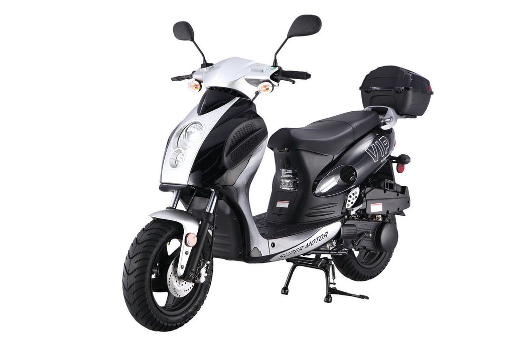 Tao Pilot 150 150cc Adult Scooter, CVT Automatic, Electric Start, Kick Start Backup, ABS Disc Brake, Heavy Duty Suspension, 12 Inch Wheels