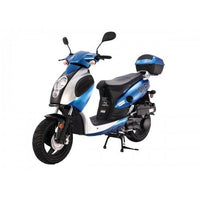 Tao Pilot 150 150cc Adult Scooter, CVT Automatic, Electric Start, Kick Start Backup, ABS Disc Brake, Heavy Duty Suspension, 12 Inch Wheels