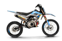 Trailmaster JHL SX150, Dirt Bike, 140cc, Electric Start,  Manual Trans, 32.70 inch seat height, Electric Start, 140cc, Air Cooled, Inverted Forks, Dual Vented disc Brakes, 19 inch Front Tire