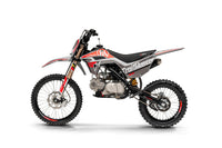 Trailmaster JHL SX150, Dirt Bike, 140cc, Electric Start,  Manual Trans, 32.70 inch seat height, Electric Start, 140cc, Air Cooled, Inverted Forks, Dual Vented disc Brakes, 19 inch Front Tire