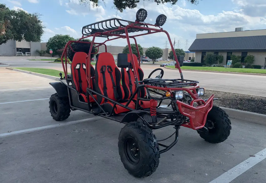 RPS Family Fun 200cc Go Kart with Steel Rim ,4 Seats, CVT automatic with reverse (upgradable to Alloy rim)