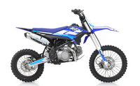 Apollo Thunder T20 Full Size Dirt Pit Bike, 4 Speed Manual, Kick Start, 34 Inch Seat Height, 17 inch front tire