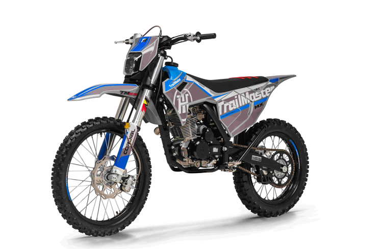 Trailmaster JHL MX250 Dirt Bike - 223cc Engine, 35.5 inch seat height,