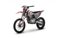 Trailmaster JHL Pro Series LX250 Dirt Bike, 6 Speed Trans,249.9cc 4 stroke, 21" front tire, 37 inch non slip seat, Inverted 54/60-950mm Adjustable Front Forks, Adjustable Rear Shock, Alloy Hubs