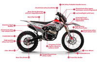 Trailmaster JHL MX250 Pro Dirt Bike 249.9 cc, 5 speed trans, High-Performance Off-Road Motorcycle with Advanced Suspension and Power