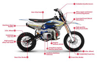 Ice Bear PMZ150-3 Ascend F3 , Automatic Transmission, Electric Start, 31.5 inch seat, Digital Dash, LED Head Light, Electric Start, 14 inch Rims, Smart Lock