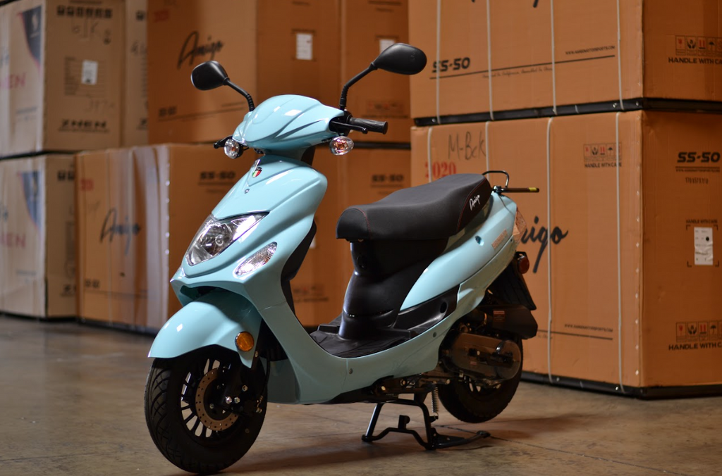 AMIGO BEEMER-50 SCOOTER, Semi-Assembled, CA Legal