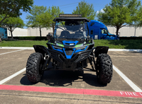 Trailmaster Cheetah 300PRO EFI, Water Cooled, Side Doors, Hard Top, 25" Tires, CVT Trans, 18 HP, Windshield, Light Bar