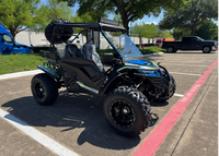 Trailmaster Cheetah 300PRO EFI, Water Cooled, Side Doors, Hard Top, 25" Tires, CVT Trans, 18 HP, Windshield, Light Bar