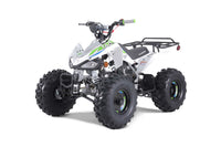 Tao Cheetah G125 107cc Youth ATV, Automatic with Reverse, Front & Rear Adjustable Shocks, Powder Coated Frame, 19 Inch Tires, Race Style