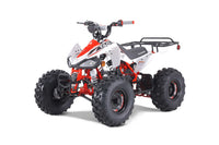 Tao Cheetah G125 107cc Youth ATV, Automatic with Reverse, Front & Rear Adjustable Shocks, Powder Coated Frame, 19 Inch Tires, Race Style