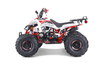 Tao Cheetah G125 107cc Youth ATV, Automatic with Reverse, Front & Rear Adjustable Shocks, Powder Coated Frame, 19 Inch Tires, Race Style