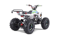 Tao Cheetah G125 107cc Youth ATV, Automatic with Reverse, Front & Rear Adjustable Shocks, Powder Coated Frame, 19 Inch Tires, Race Style