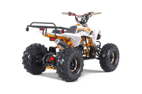 Tao Cheetah G125 107cc Youth ATV, Automatic with Reverse, Front & Rear Adjustable Shocks, Powder Coated Frame, 19 Inch Tires, Race Style
