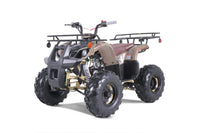 Tao T Force T125, Mid Size ATV, Adjustable Shocks,  Electric Start,  Remote Engine Kill, 107 cc, Larger Sprocket, Automatic with Reverse