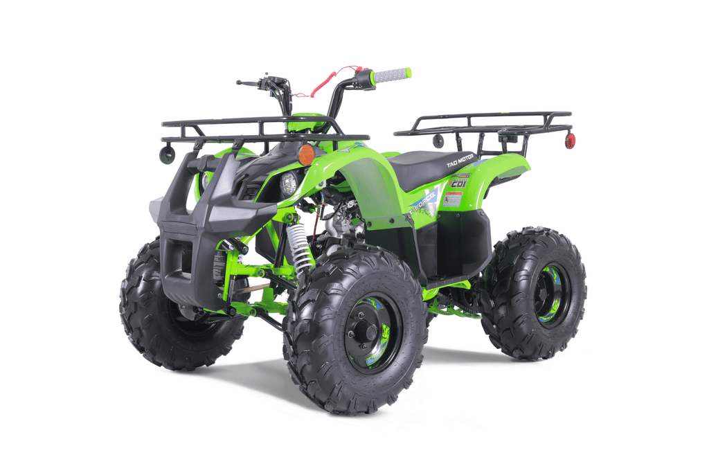Tao T-Force T125 107cc Youth ATV, Adjustable Shocks, Electric Start, Remote Engine Kill, Larger Sprocket, Automatic with Reverse
