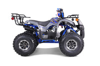 Tao T Force Platinum DLX Chrome Rims, Adjustable Shocks, High Performance Ignition, Ignition Kill, Larger Frame, Speed Limiter, Automatic Transmission. Off road only. CA Legal