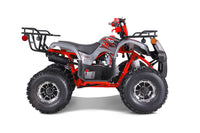 Tao T Force Platinum DLX Chrome Rims, Adjustable Shocks, High Performance Ignition, Ignition Kill, Larger Frame, Speed Limiter, Automatic Transmission. Off road only. CA Legal