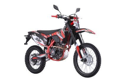 TrailMaster TM38EX 300cc (298cc) Dirt Bike - 31HP Engine, EFI, 6-Speed, Dual Sport Style, LED Lights, Digital Gauges, Suitable for Adult Riders