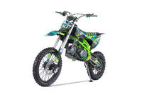 Tao DBX1 140cc Youth Dirt Bike, 4 Speed Manual, Twin Spar Frame, Front & Rear Disc Brakes, Silver Front Forks, Folding Adjustable Levers, Off Road Only