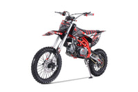 Tao DBX1 140cc Youth Dirt Bike, 4 Speed Manual, Twin Spar Frame, Front & Rear Disc Brakes, Silver Front Forks, Folding Adjustable Levers, Off Road Only