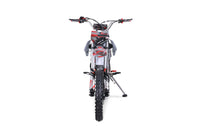Tao DBX1 140cc Youth Dirt Bike, 4 Speed Manual, Twin Spar Frame, Front & Rear Disc Brakes, Silver Front Forks, Folding Adjustable Levers, Off Road Only