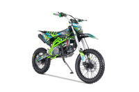 Tao DBX1 140cc Youth Dirt Bike, 4 Speed Manual, Twin Spar Frame, Front & Rear Disc Brakes, Silver Front Forks, Folding Adjustable Levers, Off Road Only