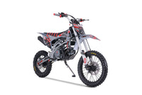 Tao DBX1 140cc Youth Dirt Bike, 4 Speed Manual, Twin Spar Frame, Front & Rear Disc Brakes, Silver Front Forks, Folding Adjustable Levers, Off Road Only