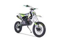 Tao DBX1 140cc Youth Dirt Bike, 4 Speed Manual, Twin Spar Frame, Front & Rear Disc Brakes, Silver Front Forks, Folding Adjustable Levers, Off Road Only