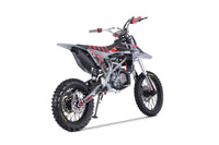 Tao DBX1 140cc Youth Dirt Bike, 4 Speed Manual, Twin Spar Frame, Front & Rear Disc Brakes, Silver Front Forks, Folding Adjustable Levers, Off Road Only