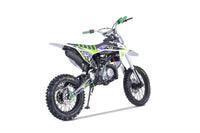 Tao DBX1 140cc Youth Dirt Bike, 4 Speed Manual, Twin Spar Frame, Front & Rear Disc Brakes, Silver Front Forks, Folding Adjustable Levers, Off Road Only