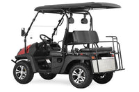 Trailmaster Taurus 450-GX Long Roof 4 Seat UTV / Golf Cart Style / side-by-side 4X4 with High/Low Gear- Rear Seat Converts to Cargo area.