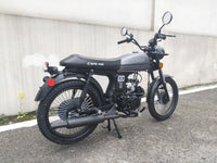 RPS Cafe 140, 140cc, 4-Stroke, Carbureted, 2-Speed Automatic, Electric Start, CDI Ignition, Chain Drive, Front and Rear Drum Brakes, 17 Inch Wheels, 29.9 Inch Seat Height