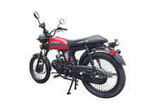 RPS Cafe 140, 140cc, 4-Stroke, Carbureted, 2-Speed Automatic, Electric Start, CDI Ignition, Chain Drive, Front and Rear Drum Brakes, 17 Inch Wheels, 29.9 Inch Seat Height