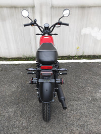 RPS Cafe 140, 140cc, 4-Stroke, Carbureted, 2-Speed Automatic, Electric Start, CDI Ignition, Chain Drive, Front and Rear Drum Brakes, 17 Inch Wheels, 29.9 Inch Seat Height