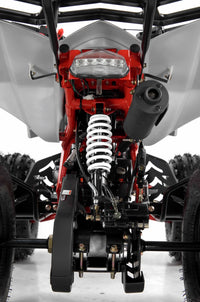 Vitacci Falcon X 119.7cc Youth ATV, Semi-Automatic with Reverse, Front and Rear Hydraulic Brakes, Electric Start, CDI Ignition, Air-Cooled 4-Stroke Engine, 8 Inch Wheels