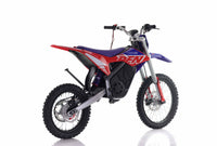 Apollo RFN Warrior SX-E2 Pro Max 17/14 48V Youth Electric Dirt Bike, 5000W Peak Motor, 48V 25Ah Samsung Lithium Battery, 3 Speed Modes up to 43 MPH, Hydraulic Disc Brakes
