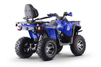 Apollo  Pentora 200 EFI. 177cc, Utility Style, Adult ATV. Passenger Back Rest  Fuel Injected, 177cc AIr Cooled, 32.9 Inch Seat, fully Automatic with reverse