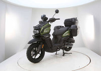 Vitacci Tank 200 Pro Deluxe,  Fuel Injected 168cc, 13 inch Rims, 31.5 inch seat height, Heavy Duty Saddle Bags and Luggage box, Electric Start, CARB