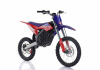 Apollo RFN Warrior SX-E2 Pro Max 17/14 48V Youth Electric Dirt Bike, 5000W Peak Motor, 48V 25Ah Samsung Lithium Battery, 3 Speed Modes up to 43 MPH, Hydraulic Disc Brakes