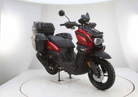 Vitacci Tank 200 Pro Deluxe,  Fuel Injected 168cc, 13 inch Rims, 31.5 inch seat height, Heavy Duty Saddle Bags and Luggage box, Electric Start, CARB